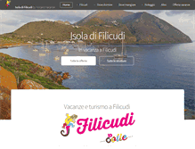 Tablet Screenshot of filicudi.it